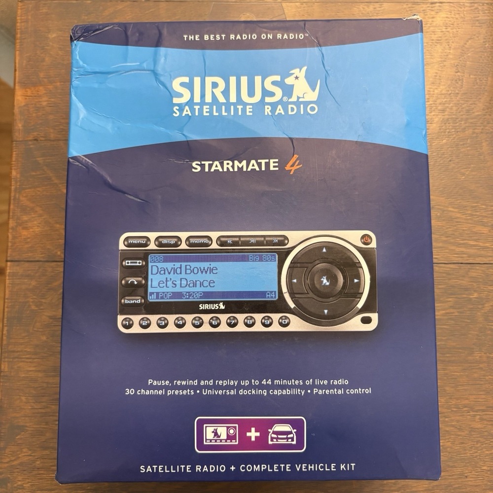 Sirius XM Starmate 5 Satellite Radio Receiver & Vehicle Kit ST5TK1